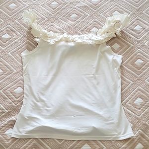 Cottonade white top, Size S (3).